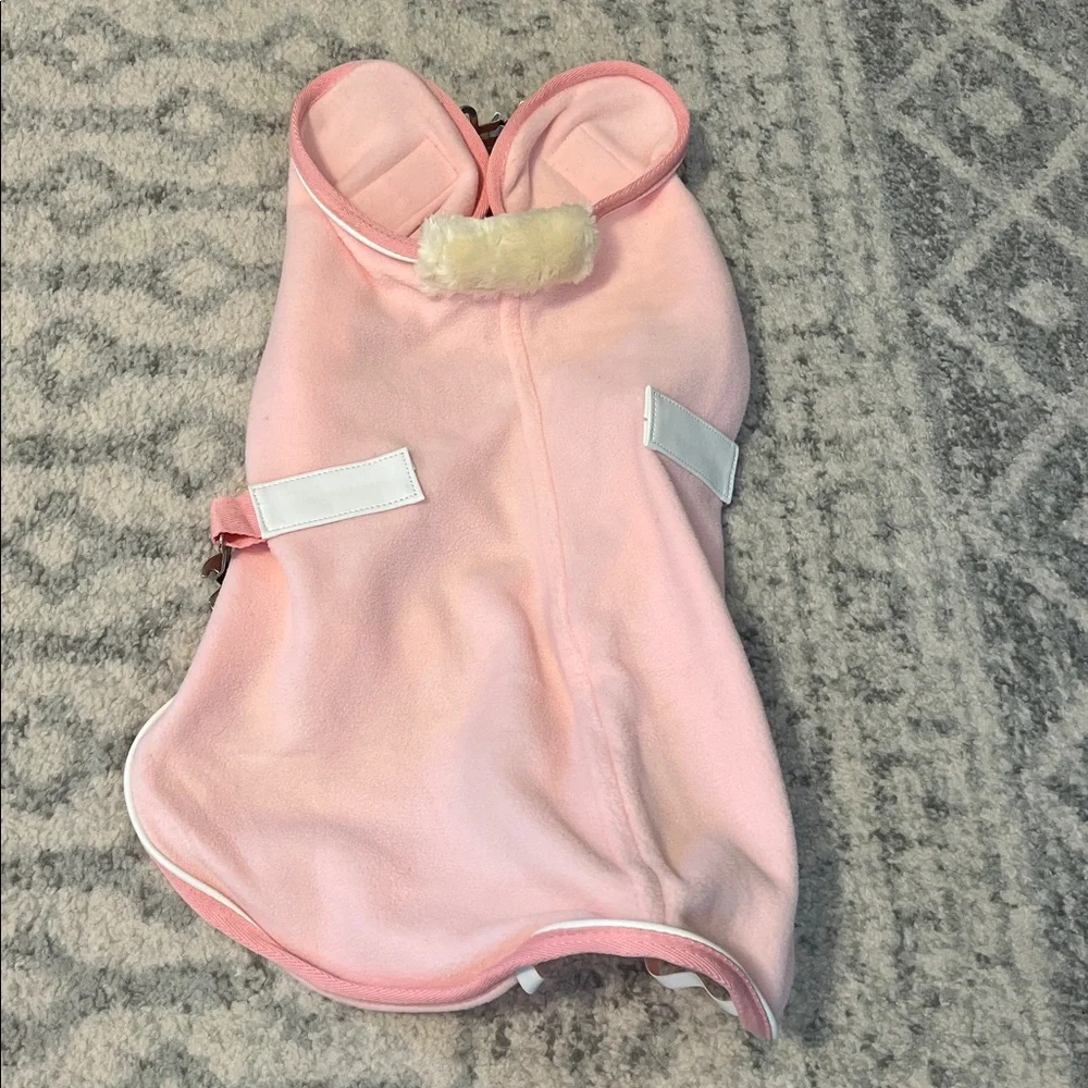 NEW Pink Dog Fleece Coat